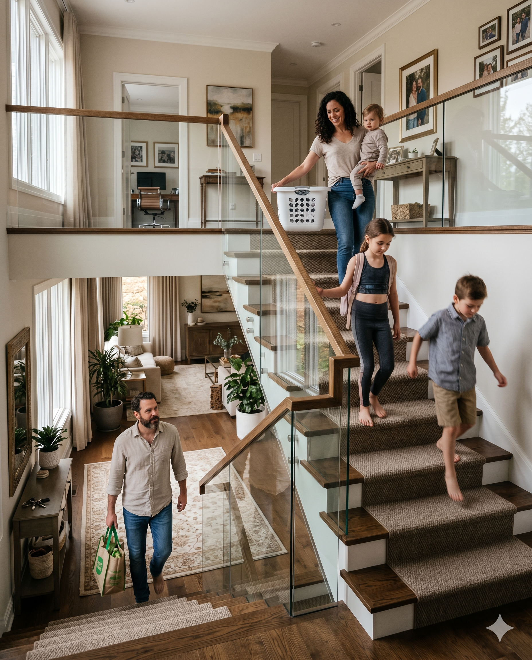 Staircases become the most used area in duplex homes